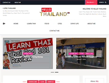 Tablet Screenshot of hellothailand.com